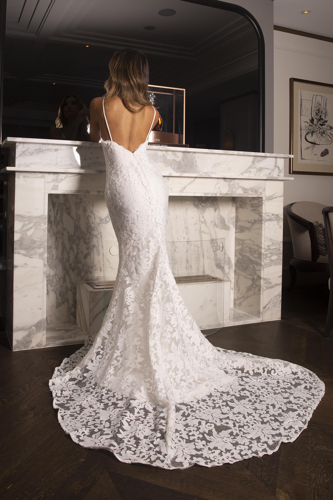 Lace country wedding dress best sale