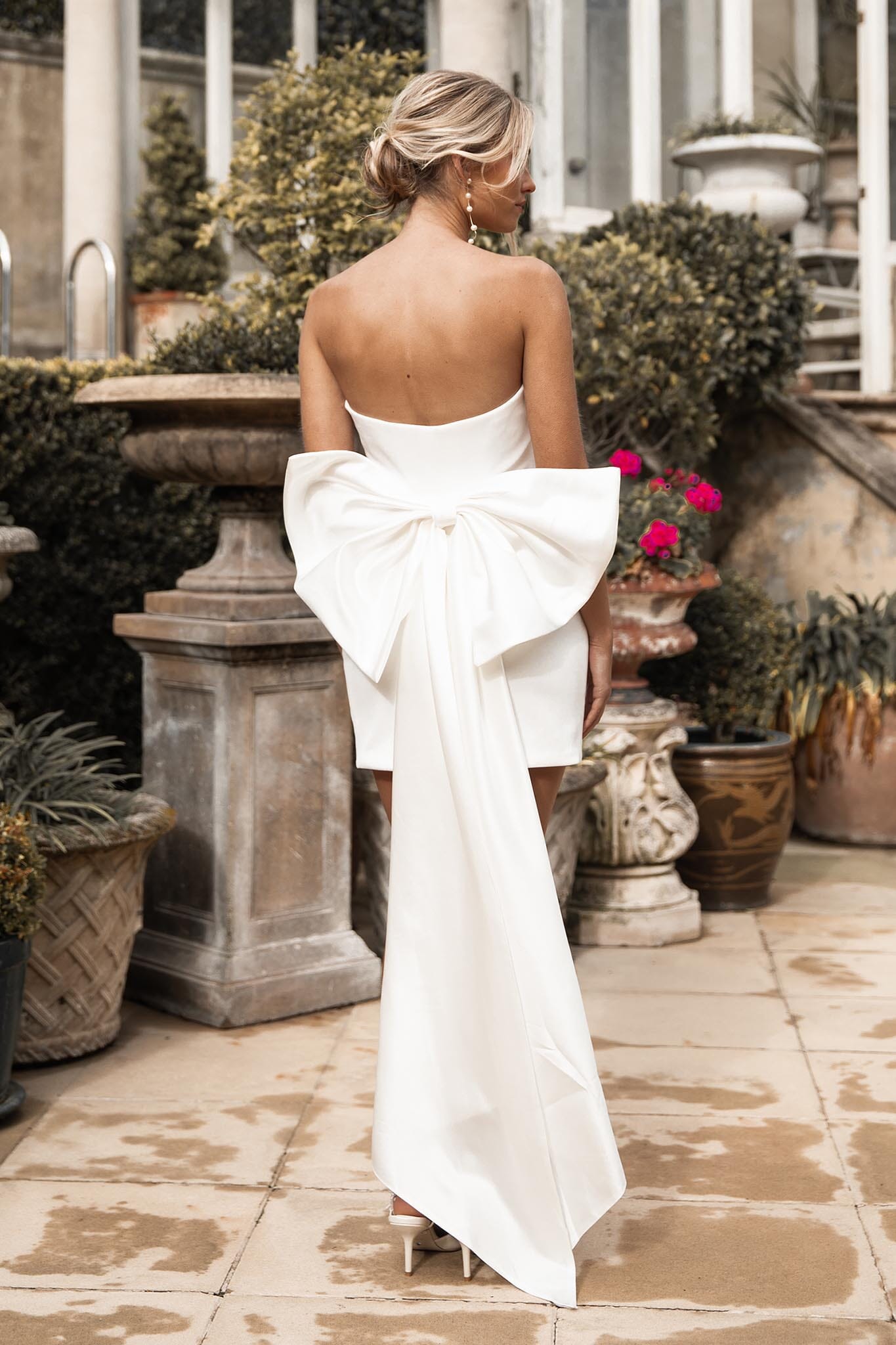 ANA Bow Mini Dress