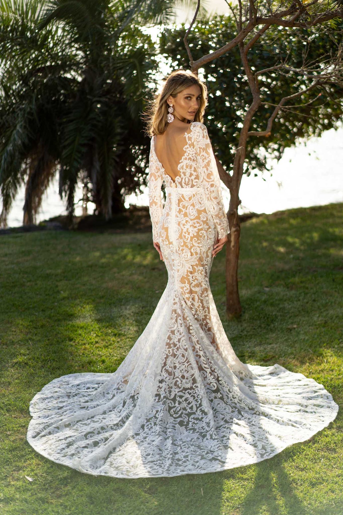 Athena Long Sleeve Gown NB LUXE Athena Long Sleeve Gown NB LUXE
