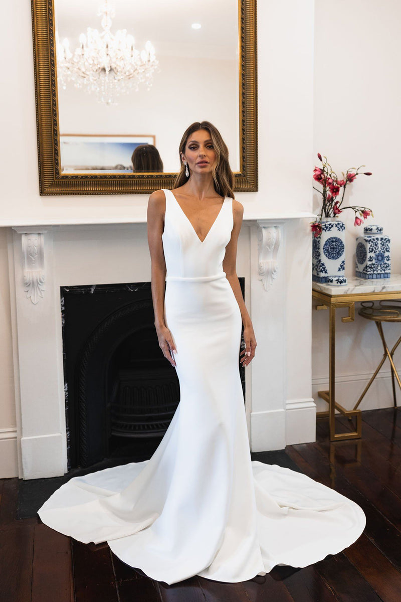 Kalani Crepe Gown