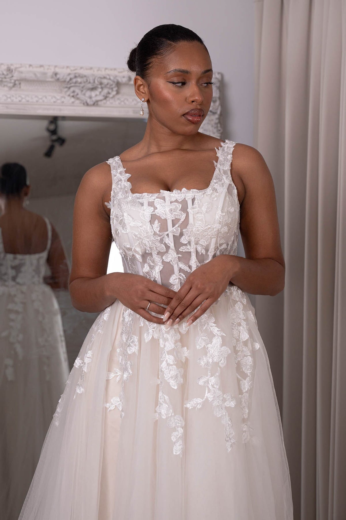 ROSA Gown - Ivory/Champagne NB LUXE ROSA Gown - Ivory/Champagne NB LUXE
