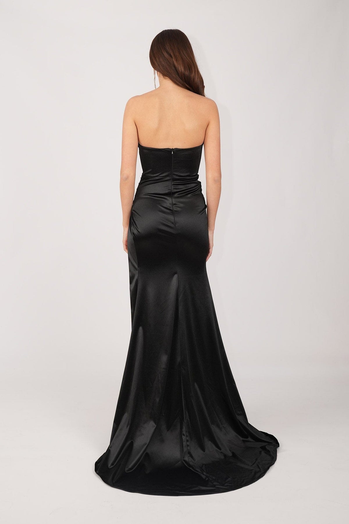 CRYSTAL Corset Gown - Black – Noodz Boutique